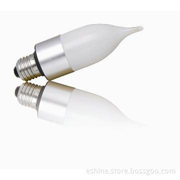 led candle5W-6W high brightness led candle light 110/220V,e14 led cand
